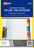 Dividers Avery A4 Mylar Printed Rainbow Tab Jan-Dec