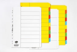 Dividers Bantex A4 Manilla White 5 Tab