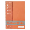 Notebook Colourhide A4 Fluoro Orange 120Pg