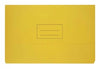 Document Wallet Bantex Fc Board 240Gsm Yellow