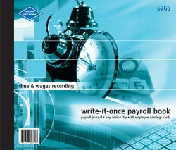 Payroll Book Zions 676S Write It Once