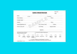 Guest Registration Card Zions