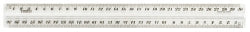 Ruler Celco 30Cm Clear Plastic Fingergrip