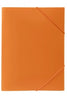 Document Wallet Marbig A4 Soft Touch Brights Orange