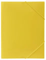 Document Wallet Marbig A4 Soft Touch Brights Yellow