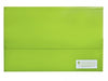 Document Wallet Marbig Foolscap Polypick Translucent Lime