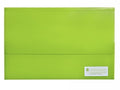 Document Wallet Marbig Foolscap Polypick Translucent Lime