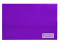 Document Wallet Marbig Foolscap Polypick Translucent Purple