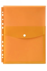 Binder Pocket Marbig A4 Top Opening Orange