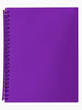 Display Book Marbig A4 20 Pocket Refillable Translucent Purple