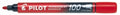 Marker Pilot 1.0Mm Permanent Sca-100 Bullet Tip Fine Red