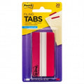 Post-It 3M Durable Tabs 686-20R3In Red