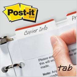 Post-It Durable Index Tabs 686-50 Red