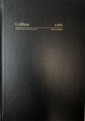 Diary Financial Year 2018/19 Collins A4 Wto Black