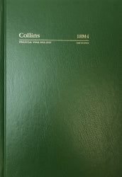 Diary Financial Year 2018/19 Collins A5 Dtp Green