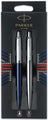 Pen Parker Jotter London Bp & Gel Duo Set Royal Blue & Chrome Trim