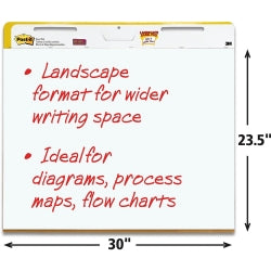 Easel Pad Post-It 600X760Mm Landscape 559 Ls White Plain