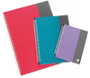 Note Book Marbig A4 Twin Wire Pastel Purple