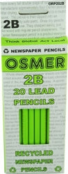 Pencil Osmer 2B Lead Recycled  Bx20