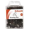 Drawing Pins Esselte Black Pk100