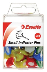 Indicator Pins Esselte Asst Sml Pk40