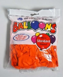 Balloons Alpen 30Cm Orange Pk100