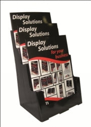 Brochure Holder Deflect-O A4 3 Tier Sustainable Office