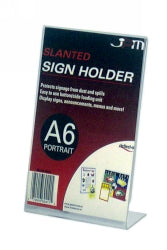 Deflect-O Slanted Single Sided Doc Holder A6 Portrait 69411