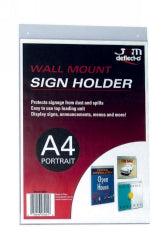 Deflect-O Wall Mounted Document Holder A4 Portrait 47001