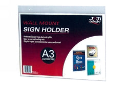 Deflect-O Wall Mounted Document Holder A3 Landscape 47211