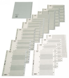 Bantex Dividers A4 Pp 1-31 Grey 6212