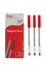 Pen Stat 1.0mm BP Medium Red - Box of 12