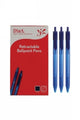 Pen Stat 1.0mm BP Retractable Medium Blue - Box of 12