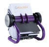 Business Card File Rolodex Rotary 400 Capacity Purple