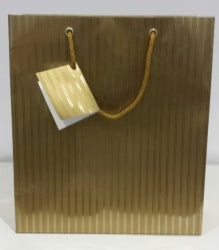 Bag Gift Large Ozcorp Gold Pinstripe