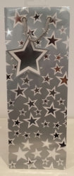 Bag Gift Bottle Ozcorp Silver Stars