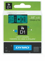 Label Tape Dymo D1 12Mmx7M Black On Green