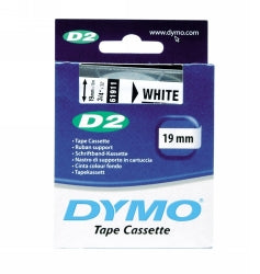 Label Tape Dymo D2 19Mmx10M White (61911)