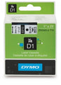 Label Tape Dymo D1 24Mmx7M Black On White