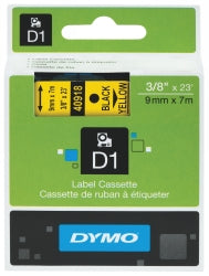 Label Tape Dymo D1 9Mmx7M Black On Yellow