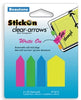 Stick On Arrows B/Tone 12X45 Clear 3Col + 25X45 1Col