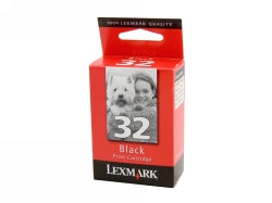 Ink Jet Cart Lexmark 32 18Co032 Blk