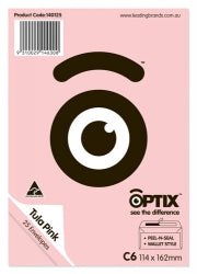 Envelope Optix C6 Suni Yellow Pk25