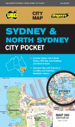 Map Ubd/Gre  Sydney City & Nth Sydney 260 22Nd Edition