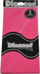 Tissue Paper Diamond 500X750Mm 17Gsm Cerise 5 Shts