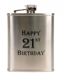 Hip Flask Happy 21St B/Day