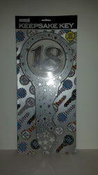 Birthday Key Ozcorp 18Th Silver Stars