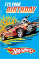 Card Birthday Value A200 Boys Hot Wheels