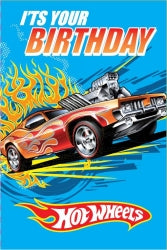 Card Birthday Value A200 Boys Hot Wheels