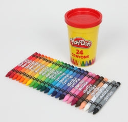 Crayons Play-Doh Tub Pk24